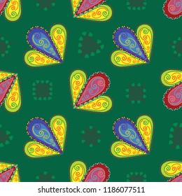 seamless paisley pattern (Vector)