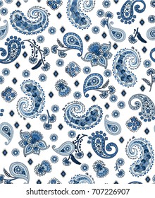 Seamless Paisley Pattern in Vector