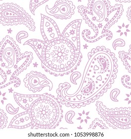 seamless paisley pattern. Vector illustration.