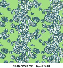 Seamless Paisley Pattern. Vintage Orient Rapport.