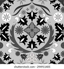 seamless paisley pattern.orient or russia design. vector illustration