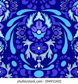 seamless paisley pattern.orient or russia design. vector illustration