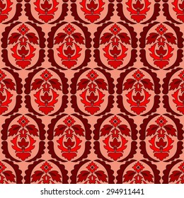 seamless paisley pattern.orient or russia design. vector illustration