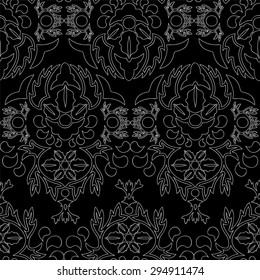 seamless paisley pattern.orient or russia design. vector illustration
