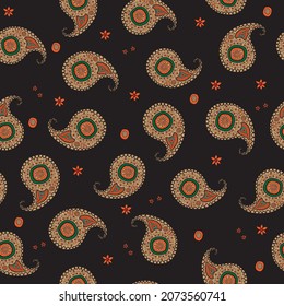 seamless paisley print . ornamental indian design