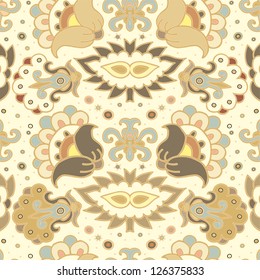 Seamless  paisley texture