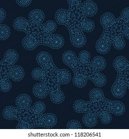 Seamless paisley texture for your design in winter theme. Pattern with paisley. Can be used for wallpaper, pattern fills,surface textures. Gorgeous seamless floral background