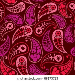 Seamless paisley texture for your design.