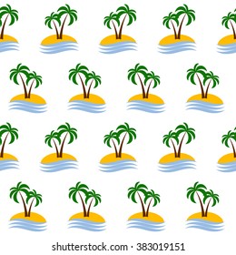 seamless palm pattern