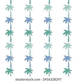 Patrón de palmera sin costura diseño tropical diseño de palmera repetir patrón archivo de Vector