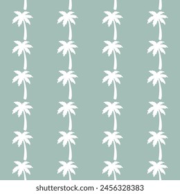 Seamless Palm tree pattern tropical design coastal design palm repeat pattern vector file