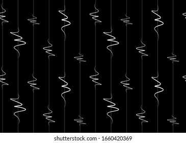 Seamless parallel lines wave pattern. Wavy zigzag background. Abstract wallpaper for your design.