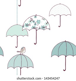 seamless parasol pattern