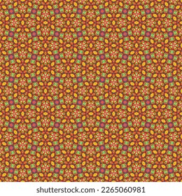 Seamless Party Style Geometric Wallpaper Design Graphic Decoration Vintage Texture Simple Pattern