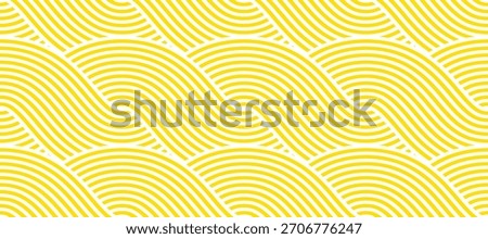  Seamless pasta background with wavy spaghetti lines. Abstract noodle vector pattern for Italian cuisine, culinary wallpaper, restaurant menu, food poster, packaging design and decorative template