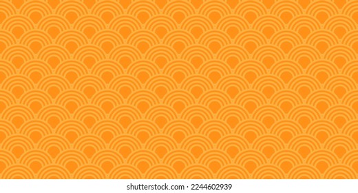 Seamless Pasta vector pattern. Italian Spaghetti noodle hand painted background. Doodle cartoon abstract yellow food ornament. Ramen, macaroni, penne meal.