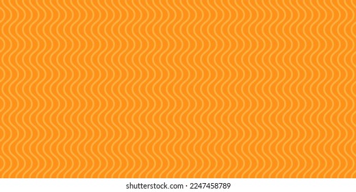 Seamless Pasta vector pattern. Italian Spaghetti noodle hand painted background. Doodle cartoon abstract yellow food ornament. Ramen, macaroni, penne meal.