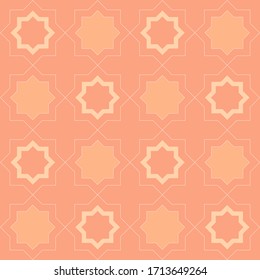 Seamless pastel background with geometric pattern. Pattern for wallpapers, tile, wrapping paper, fabrics. 
