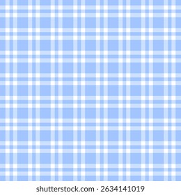 Seamless pastel checkered pattern with soft grid lines and kawaii aesthetic. Minimal and cozy design for nursery and childrens textiles