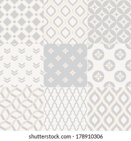 seamless pastel color geometric pattern