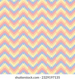 Seamless Pastel Color Geometric Pattern