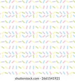 Fondo de patrón de confeti pastel sin costuras – Textura geométrica Abstractas colorida