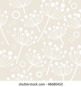 Seamless pastel floral pattern