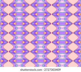 Padrão abstrato geométrico pastel contínuo com simetria e cores suaves, perfeito para fundo, textura, papel de parede, design abstrato, arte moderna visuais.