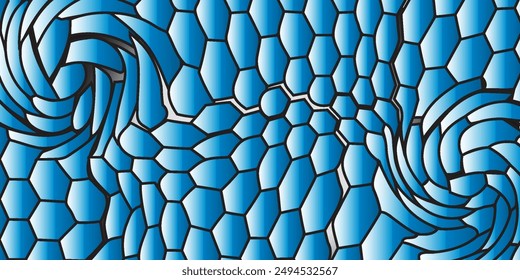 Seamless pastel green geometric hexagon pattern, hexagonal motif, hexagonal background. ornamental motif