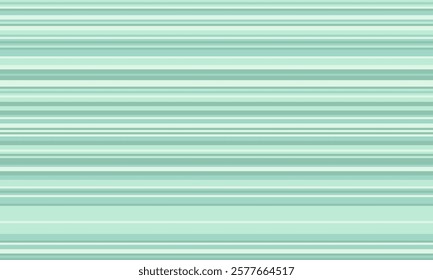 Seamless pastel green horizontal stripes pattern.  Perfect for backgrounds, websites, presentations, and textile designs.  Clean, minimalist aesthetic with a calming vibe.