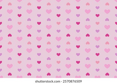 Seamless pastel heart pattern with doodle-style art, perfect for Valentine’s, birthdays, parties, and gifts. Ideal for wallpapers, invitations, wrapping, posters, scrapbook, textiles, greeting cards