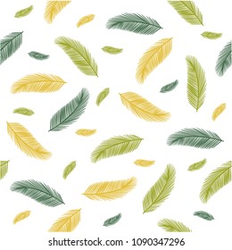 Seamless pastel palm pattern , botanical repeat wallpaper for fashion textile prints