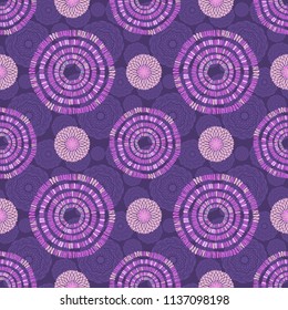 Seamless pastel pattern boho or mandala style, magic fancy art design for various  purpose such as textile for paper design business, modern beauty for trendy fashion design, energetic wallpaper