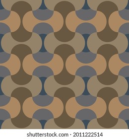 Seamless pastel pattern. Wrapping paper pattern. Template for fabric. Stylish background for cards. Modern geometric textile design. Fashionable color combinations. Backdrop. Wallpapers. Tiles. Vector