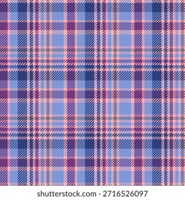  Patrón de tartán a cuadros pastel sin costuras en fondo textil moderno a cuadros rosa y azul