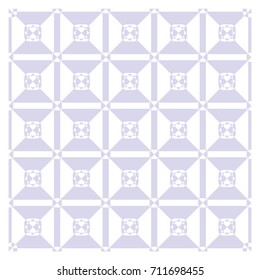 Seamless pastel square pattern in tone of purple. Vector background.