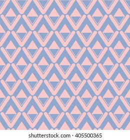 seamless pastel vector pattern of rounded rhombuses.