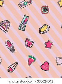 seamless patches pattern