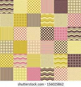 seamless patchwork background