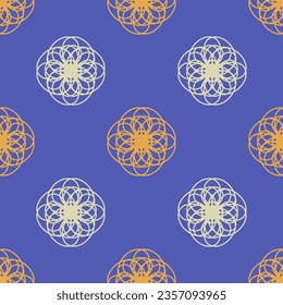 Seamless patchwork pattern in colorful Moroccan style, ornament. Can be used for wallpaper, pattern fills, web page background, surface textures.