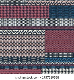 seamless  patchwork pattern on textures