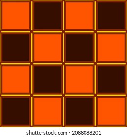 Seamless patchwork pattern of squares in different colors. Vector design.