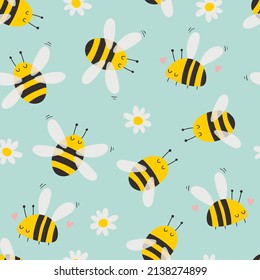 Paterino sin mangas con abeja linda. Ilustraciones vectoriales
