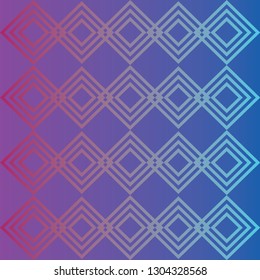 Seamless patern with geometric style