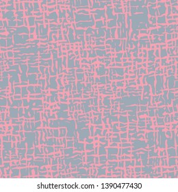 Seamless patten with irregular chaotic shapes. Stylish background with broken zigzag lines like cracks or scratches. Endless ornament like gauze.