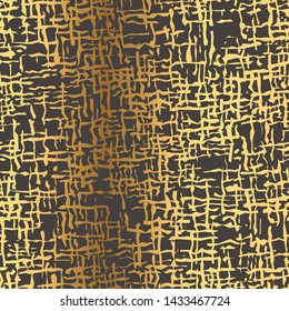 Seamless patten with irregular chaotic shapes. Stylish background with broken zigzag lines like cracks or scratches. Endless ornament