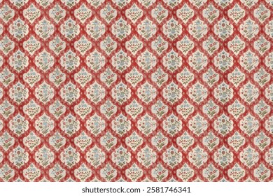  Seamless patten Perfect for interior designs, textiles, and decorative purposes to bring elegance and charm