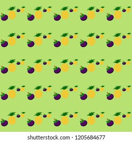 Seamless patter background ,  Fruit cartoon