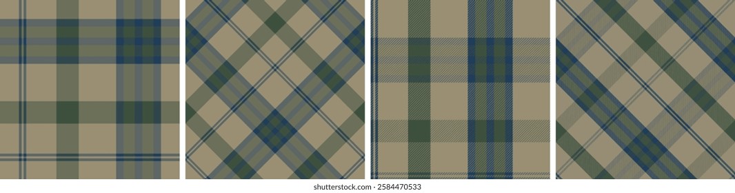 seamless patterent buffalo plaid  tartan check plaid for skirt, tablecloth, blanket, duvet cover, or other modern fashion print.