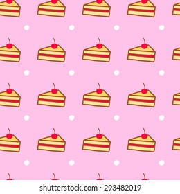 Seamless pattern with ?akes